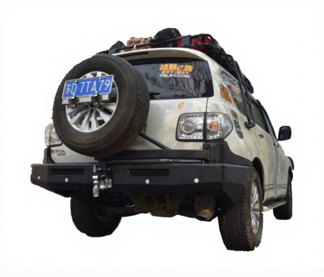 BRR-NIS-001 Nissan Patrol Y62 (Armada) Rear bumper with spare tyre bracket Rear Bumper