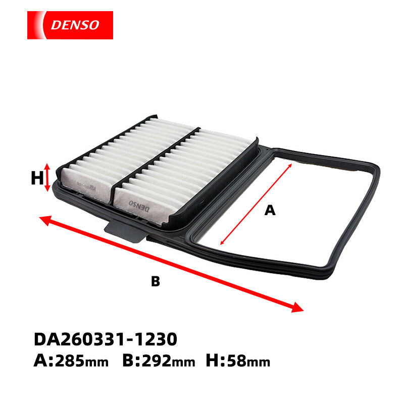 DENSO Air Filter DA260331-1230 17801-21040 for 2005-2010 Prius 1.8L Hybrid