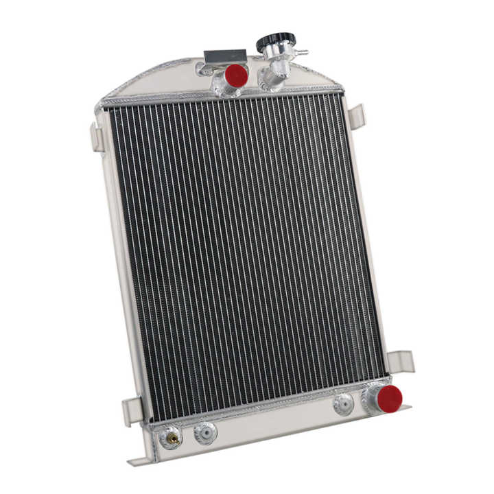 3-Row Aluminum Radiator in Stock for 1932 Ford Model Grill Shells 3" Chopped Chevy V8