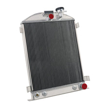 Load image into Gallery viewer, 3-Row Aluminum Radiator in Stock for 1932 Ford Model Grill Shells 3" Chopped Chevy V8