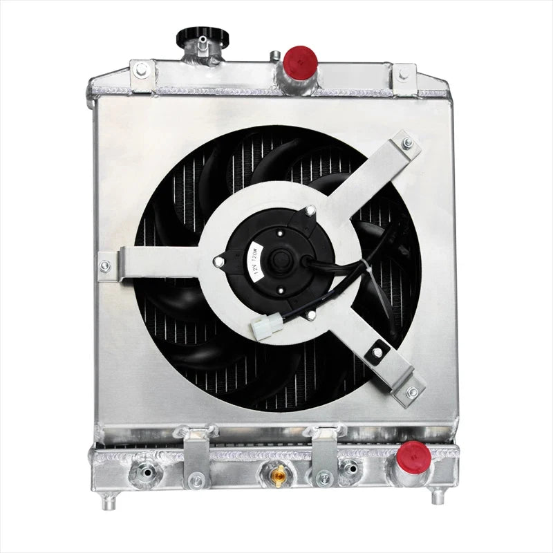 BENOS AUTO PARTS 2 Row Radiator Shroud Fan for HONDA CIVIC EJ EK DEL SOL EG INTEGRA DB 1992-2000