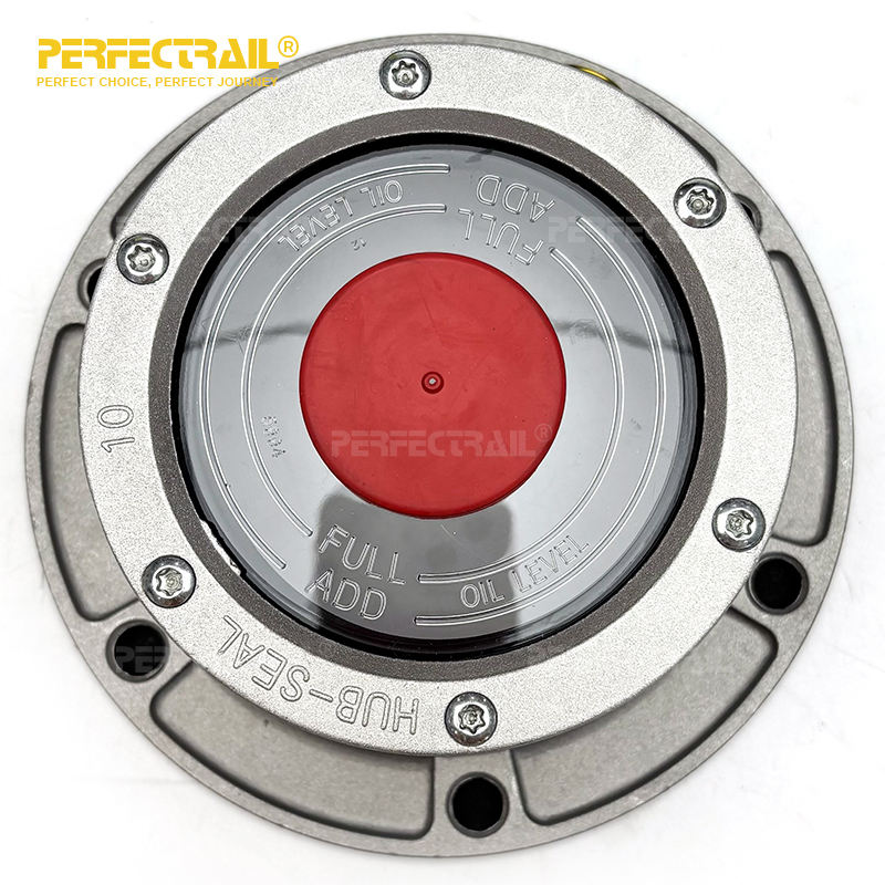 PERFECTRAIL 343-4009 Factory Trailer Parts 6 Hole Bolt-On Aluminum Wheel Hub Center Cap for Trailer Axles