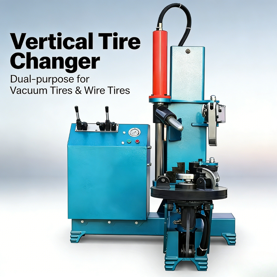 High Performance Vertical Tire Demount Machine, Hydraulic System, Long Service Life, Suitable for Car & Truck Tire