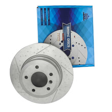 Load image into Gallery viewer, Ford Ranger (T7/T9) Drilled &amp; Slotted Brake Rotors (2019-2023) - ROT-FRD-006