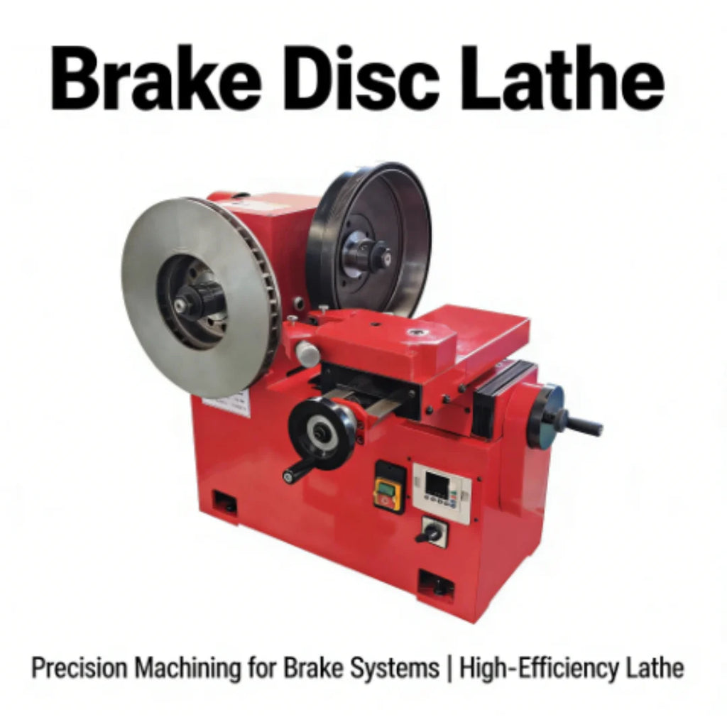 Portable Brake Disc Lathe Easy Operation On-Site 220V Brake Drum Disc Cutting Machine for Auto Repair