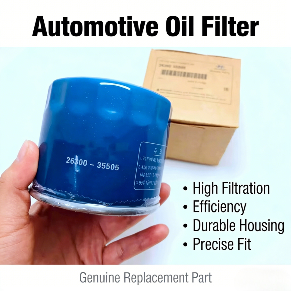 Auto Oil Filter 26300-35504 26300-35505 263003550526300-35505 Oil Filter Suitable for Hyundai Kia