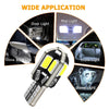 10/20pcs W5W T10 Bombas LED Canbus 5730 8SMD 12V 6000K 194 168 Mapa interior de automóvil LED Luces de estacionamiento Luculación de señal de estacionamiento Auto Lámpara