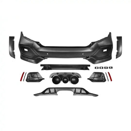 VW Polo 2018–2019 Front Bumper Cover with Park Sensor Cut-Outs