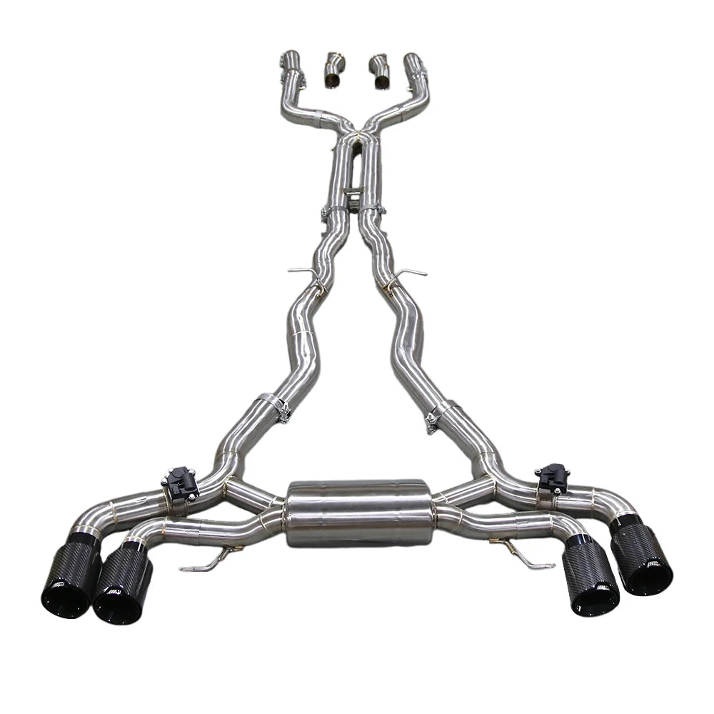 BMW M8 F91 F92 F93 2019-2025 S63 4.4TT V8 Stainless Steel Valved Sport Catback Exhaust System