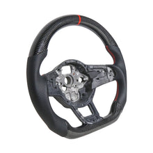 Load image into Gallery viewer, VW Golf GTI / Golf R / R-Line Mk7 / Mk7.5 2013-2020 Carbon Fibre and Leather Sport Steering Wheel