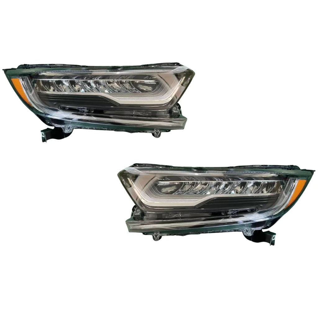 High-Quality Replacement Front Headlights for Honda Civic 2016-2018 - LED Version with Clear Lens