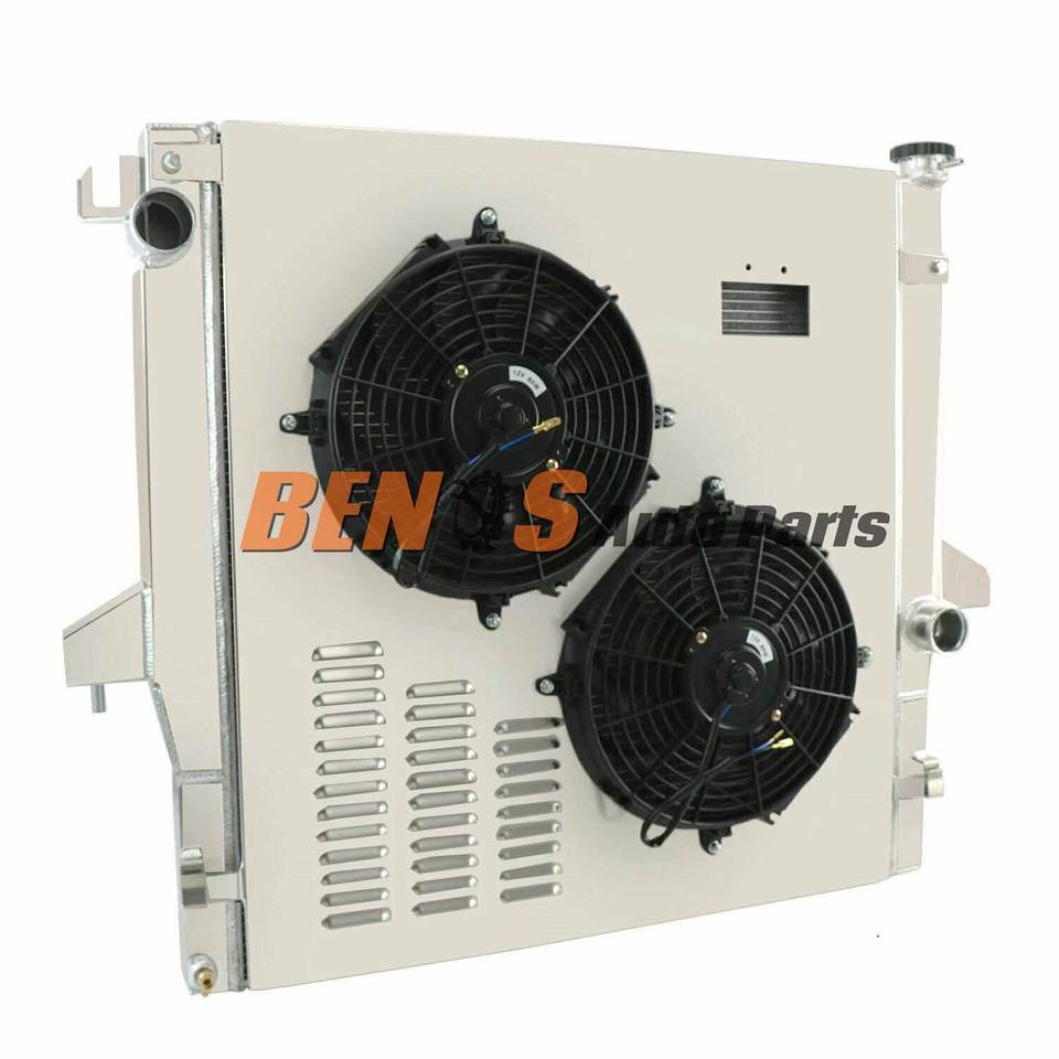4 Row Radiator Shroud Fan for Ram 2500 3500 Chassis Cab 5.9L/6.7L 2003-2009