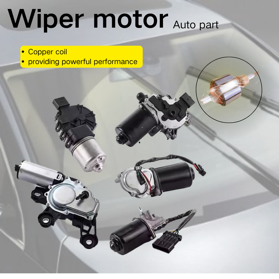 Heavy-Duty Wiper Motor Provides Reliable Performance for Safe Driving in Rain & Snow