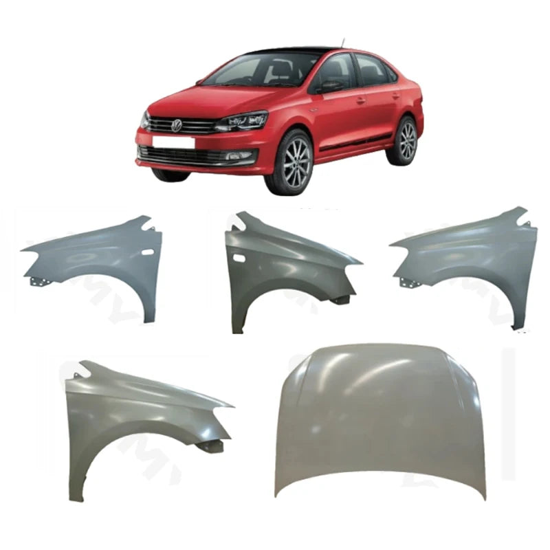 VW Polo Sedan / Vento 2016–2019 Front Fender Left 6RU821105C