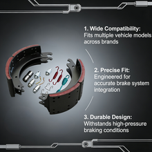 Load image into Gallery viewer, Universal Adaptation Truck Part Brake Shoes Crafted From Quality Steel &amp; Iron, Perfect for General Manufacturing Industry Needs