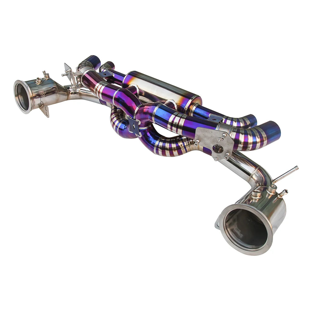 Porsche 992 911 Carrera / Targa 3.0 Twin Turbo 2019+ Titanium Racing Exhaust - Catback and Downpipes