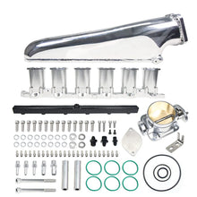 Load image into Gallery viewer, Toyota 2JZ-GE Billet Aluminium Intake Manifold with Throttle Body and Fuel Rail - Silver