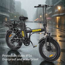 Load image into Gallery viewer, Cargo Electric Bike Hidoes F3 Pro 20 Inch Fat Tyre Cargo eBike with 26Ah Long Range Battery, Heavy Load Rear Basket &amp; Hydraulic Disc Brakes