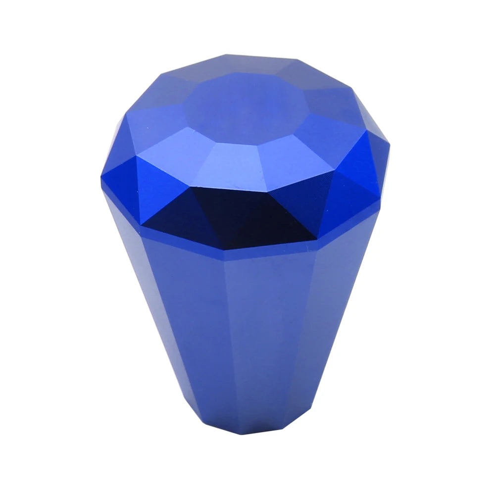 Universal Aluminium Diamond Gear Shift Knob with M8 / M10 / M12 Adapters