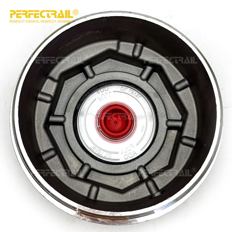 PERFECTRAIL 343-4075 Wholesale Heavy Duty Truck Parts Screw-On Aluminum Wheel Hub Center Cap for American Truck Trailer Axles