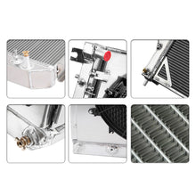 Load image into Gallery viewer, 4Row Aluminum Radiator+Shroud Fan for Jeep Wrangler TJ YJ Chevy V8 Swap 87-06