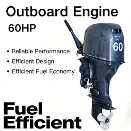 Eco-Friendly 60HP Outboard Motor | Low Emission & Quiet Operation | Ideal for Luxury Yachts & Family Boating | Long Service Life