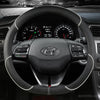 Microfiber Leather Car Steering Wheel Cover Anti-slip for Hyundai i30 Kona i10 i35 Elantra Santa Fe Auto Accessories