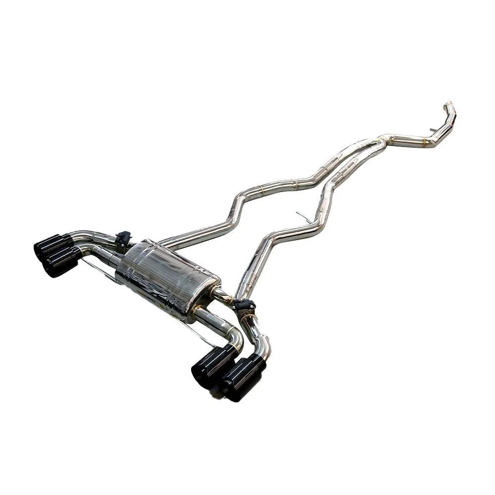 BMW M340i G20 / M440i G22 2019-2024 B58 3.0T Mirror Polished 1.5 mm Stainless Steel Valved Catback Exhaust
