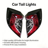High - Quality Replacement 33500-TET-H01 33550-TET-H01 LED Tail Lights - Red and Clear Lens Design