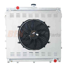 Load image into Gallery viewer, 4 Row Aluminum Radiator Shroud Fan for 2007-14 Toyota Tundra Sequoia 4.6L 5.7 V8