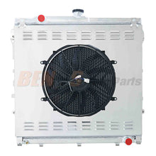 Load image into Gallery viewer, 4 Row Aluminum Radiator Shroud Fan for 2007-14 Toyota Tundra Sequoia 4.6L 5.7 V8
