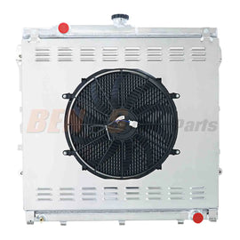 4 Row Aluminum Radiator Shroud Fan for 2007-14 Toyota Tundra Sequoia 4.6L 5.7 V8