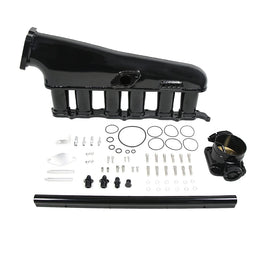 High Performance TIG Weld Intake Manifold for 2JZ GTE With Throttle Body and Fuel Rail