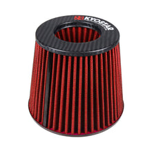 Load image into Gallery viewer, High Quality 3\" Matte Carbon Fiber Dry Air Filter New Aluminum Material for Cars