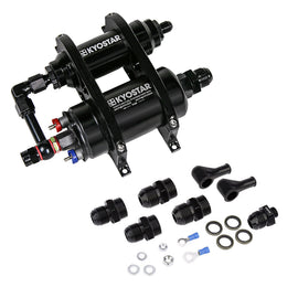 KYOSTAR High Pressure 300LPH External Fuel Pump With Bracket Kit & Filter AN8 for Universal Car