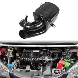 KYOSTAR High Quality Dry Carbon Fiber Cold  Air Intake System For Honda Jazz /Honda Fit GK5 1.5L 2015-2020