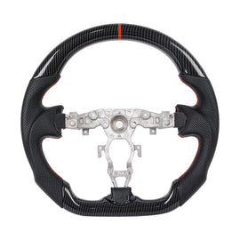 KYOSTAR Real Carbon Fiber Flat Sport Steering Wheel Fit Nissan 370z  2008-2020