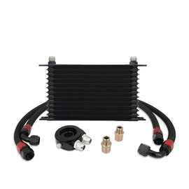 Kyostar Trust Type 7 10 13 15 Row Aluminum Engine Racing Car Transmission Oil Cooler Core Radiator Single Kit 10AN KD421