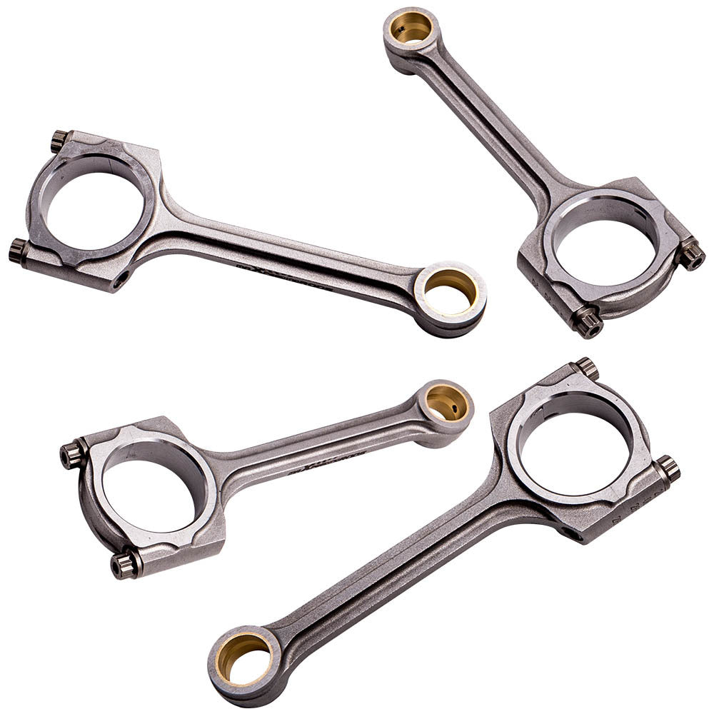 4x Forged 4340 EN24 X-BEAM Connecting Rods Conrod for Honda Fit/Jazz GK5 2014