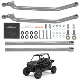 Polaris RZR 1000 XP 4 EPS ATV 4x Rear High Clearance Carbon Steel Radius Rods Kit 2016