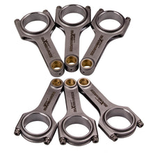 Load image into Gallery viewer, 6x Forged Steel H-Beam Connecting Rods (Set) for Alfa Romeo Conrod GTV6 75 2.5 3.0 V6