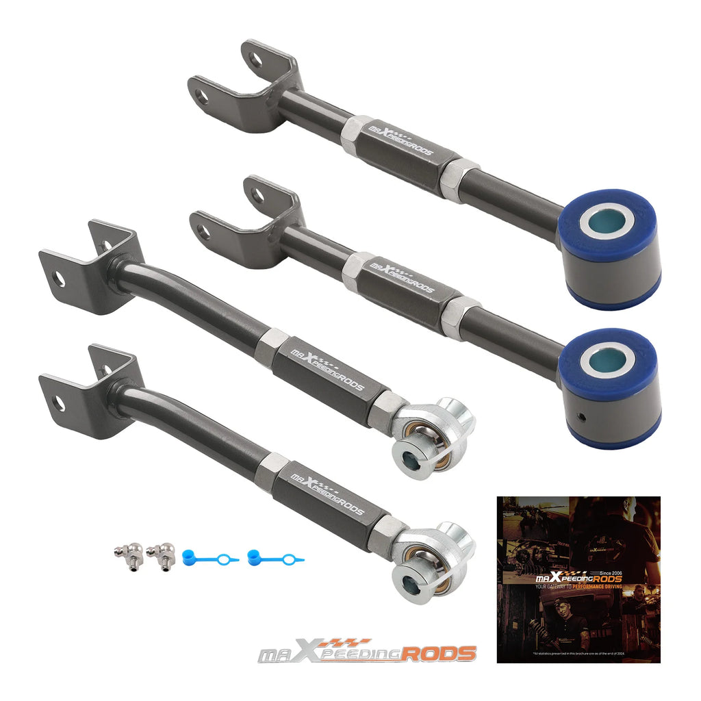 Adjustable Rear Camber Arm + Toe Traction Alignment for Nissan Infiniti G35 Z33 350Z 2003 Steel