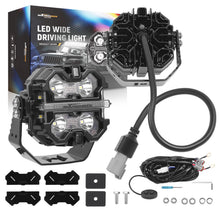Load image into Gallery viewer, Brand New Led Headlights Square LED Pod Lights 3.5inch White Amber DRL for Truck Off Road Driving Light IP68 12V