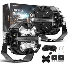 Load image into Gallery viewer, Brand New Supplier Universal LED Fog Driving Headlights 3.5" Aluminum Housing Spot Beam Side Shooter IP68 160W