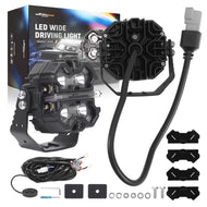 Brand New Supplier Universal Square 3.5inch Off-Road Auxiliary Light White Amber DRL IP68 12V Auxiliary Light