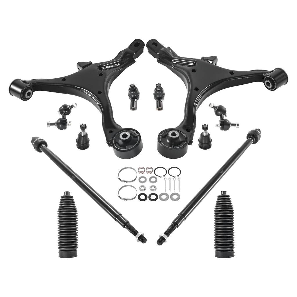 Suspension Kit 12x Front Control Arms W/ Ball Joints Sway Bar End Link for HONDA CR-V 2002 - 2006 All 4x4 / 2WD