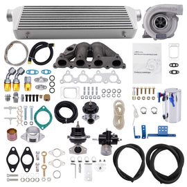 T3 T4 Turbo Turbocharger Kit Intercooler Manifold for Honda D15 D16 D15Z1 D16Z6 D16Y7 D16Y5 D16Y8