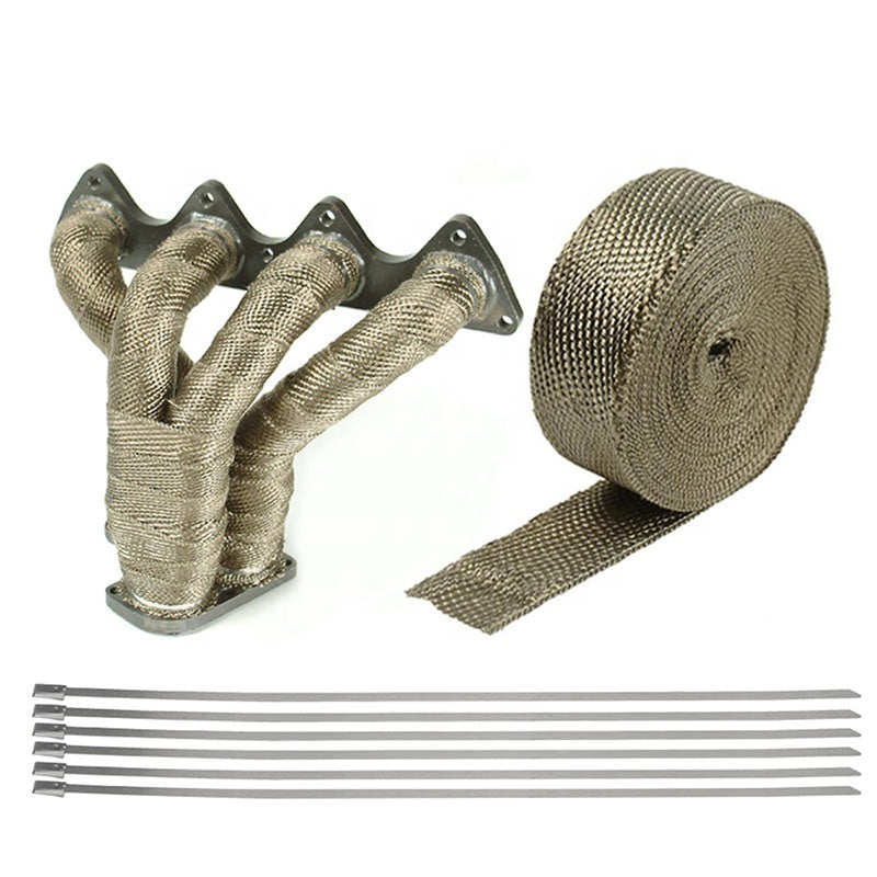 Manifold Header Exhaust Thermal Heat Tape Wrap Roll Heat Insulating Wrap
