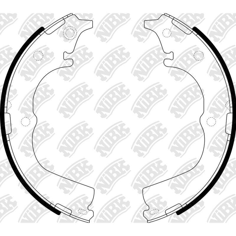 Daihatsu Toyota NIBK FN2317 Brake Pads