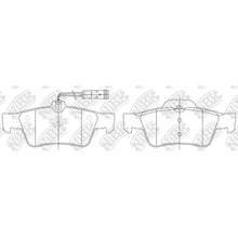 Load image into Gallery viewer, Rear Brake Pads For Mercedes-Benz NIBK PN0344W